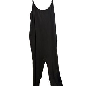Boho Hipster Soft Black Jumpsuit